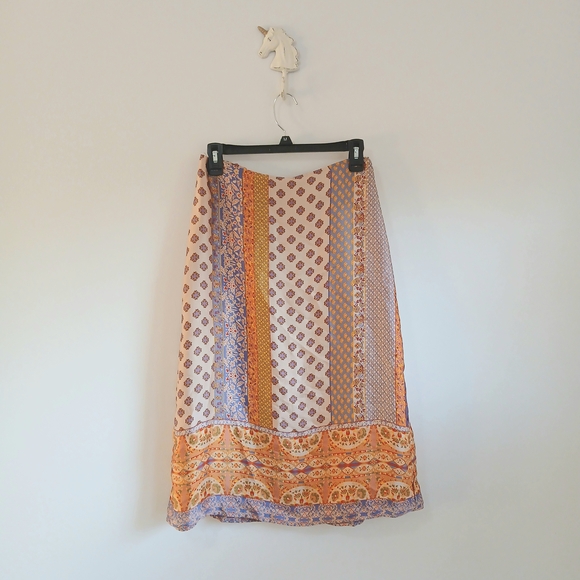 Dress Forum Dresses & Skirts - 🌙✨Dress Forum - Los Angeles - Silky - Bohemian Print - Midi Skirt - Size Medium